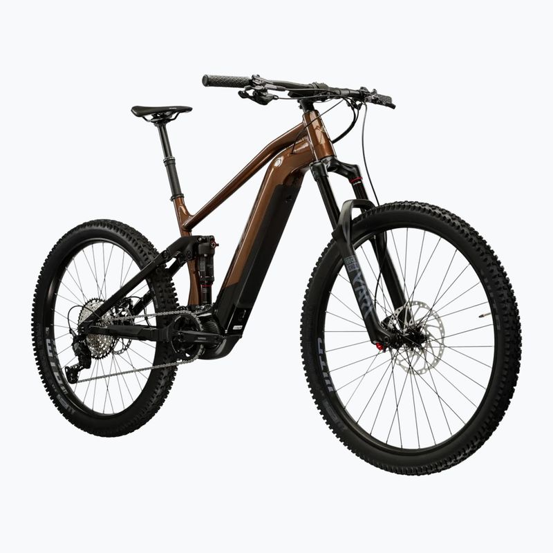 Pánské elektrické kolo KROSS Grist Boost 3.0 el. 630 Wh  brown/black/gloss 2