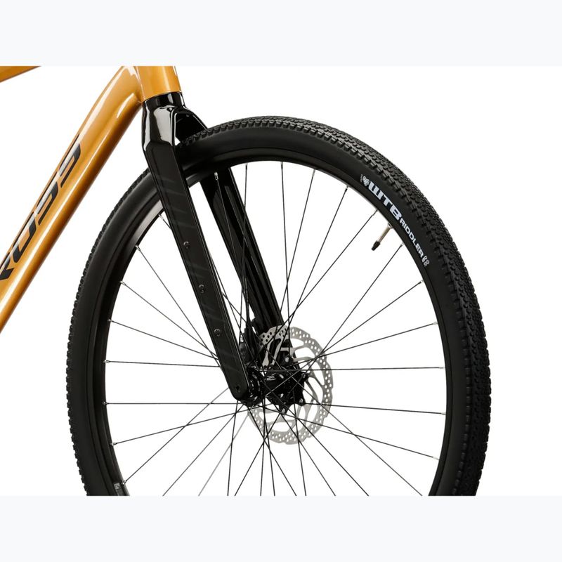 Gravelové kolo KROSS Esker 5.0 gold/graphite 6