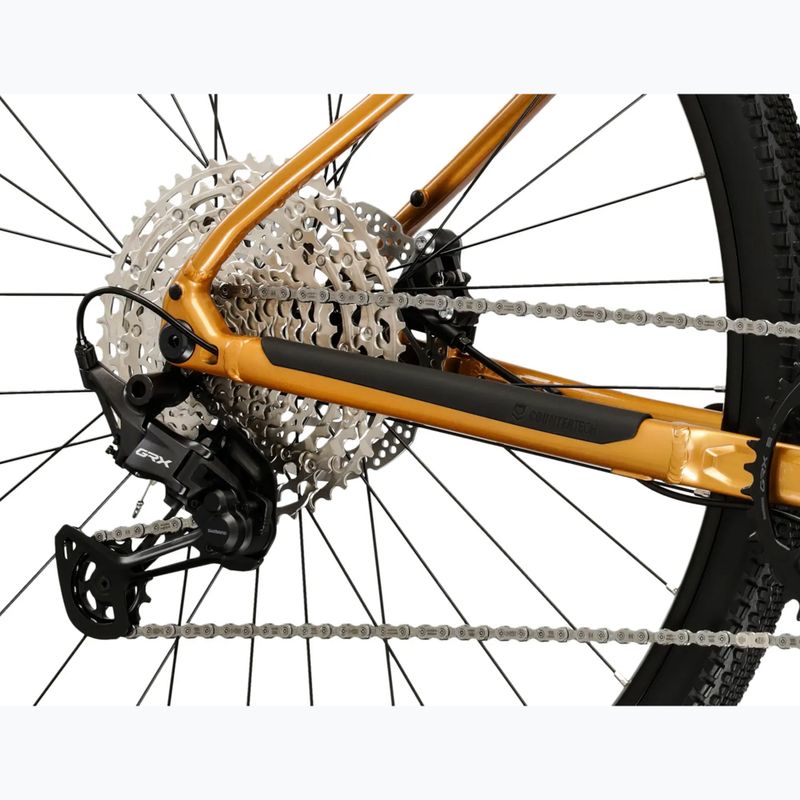Gravelové kolo KROSS Esker 5.0 gold/graphite 9