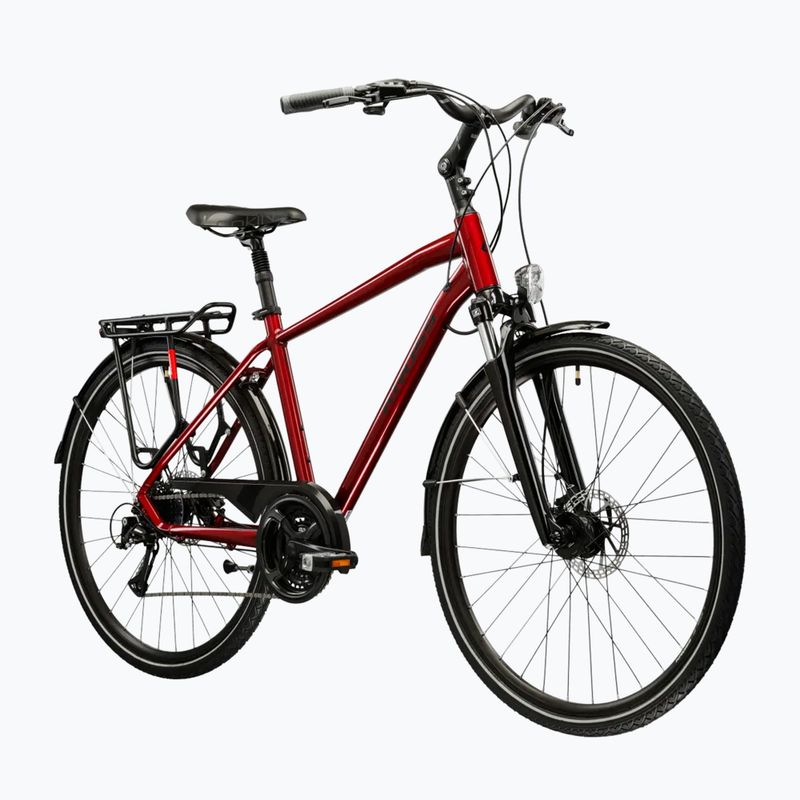Pánské trekingové kolo KROSS Trans 4.0 ruby/black/gloss 2