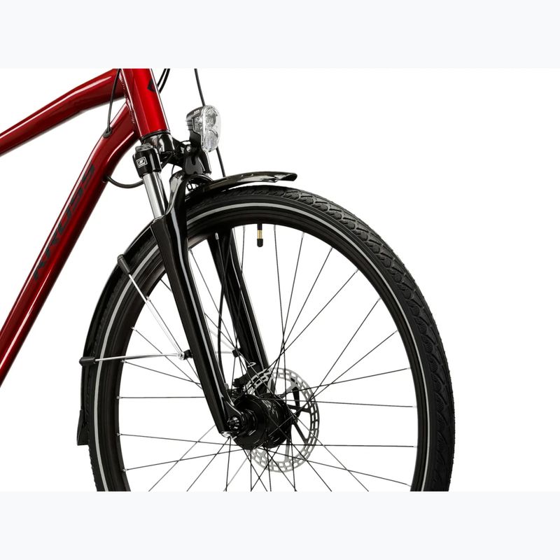 Pánské trekingové kolo KROSS Trans 4.0 ruby/black/gloss 5