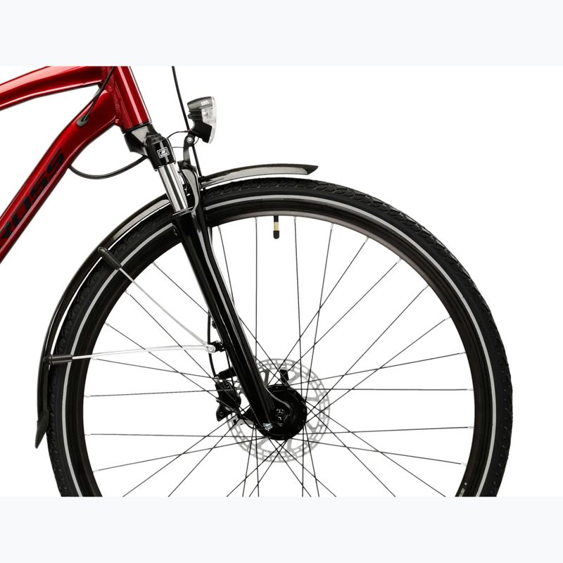 Pánské trekingové kolo KROSS Trans 4.0 ruby/black/gloss 6