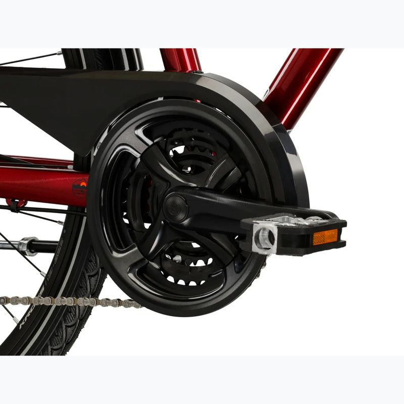 Pánské trekingové kolo KROSS Trans 4.0 ruby/black/gloss 9