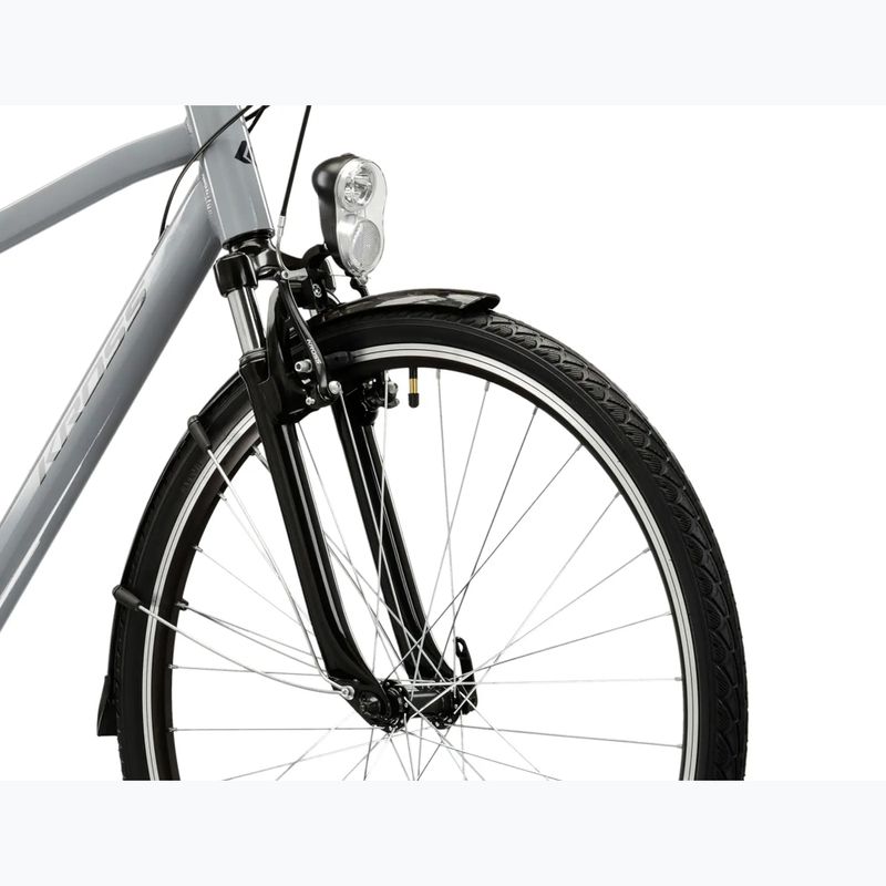 Pánské trekingové kolo KROSS Trans 1.0 grey/black/gloss 5