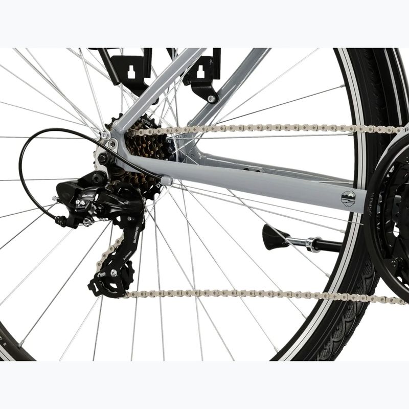 Pánské trekingové kolo KROSS Trans 1.0 grey/black/gloss 7