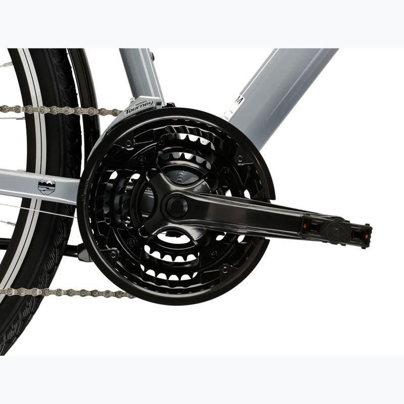 Pánské trekingové kolo KROSS Trans 1.0 grey/black/gloss 9