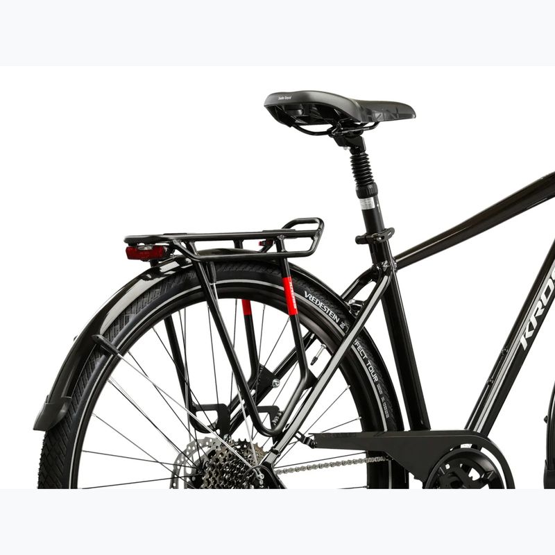Pánské trekingové kolo KROSS Trans 7.0 black/silver/gloss 9