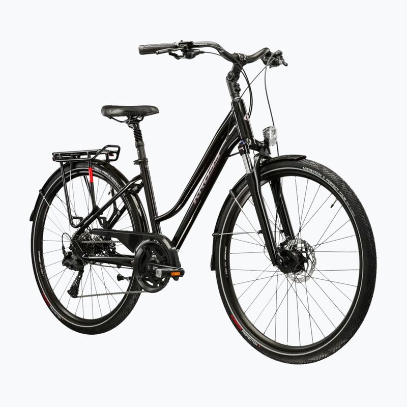 Dámské trekingové kolo KROSS Trans 7.0 In black/pink/gloss 2