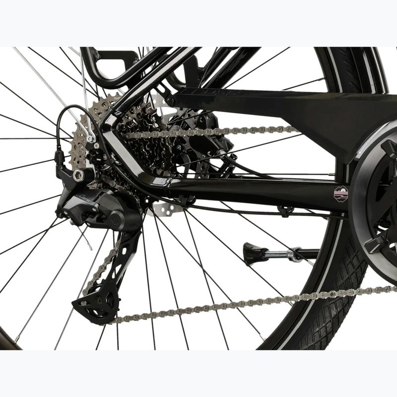 Dámské trekingové kolo KROSS Trans 7.0 In black/pink/gloss 8