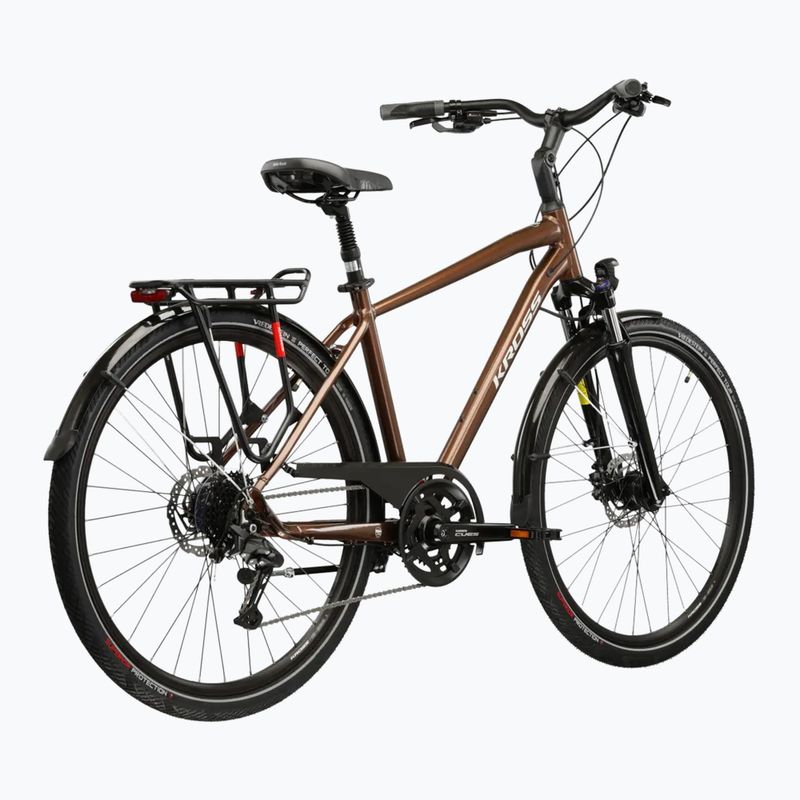 Trekové kolo KROSS Trans 5.0 brown/silver/gloss 3
