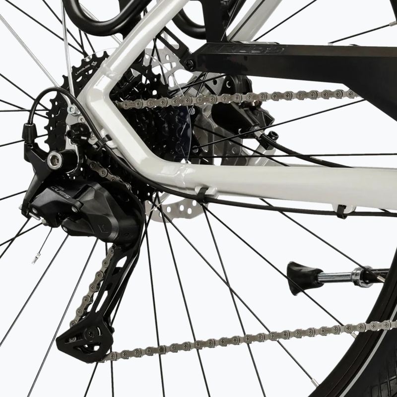 Trekové kolo KROSS Trans 5.0 grey/navy blue/gloss 8