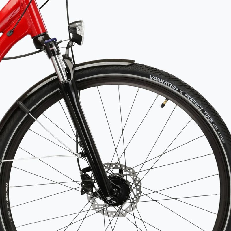 Dámské trekové kolo KROSS Trans 5.0 In red/silver/gloss 6