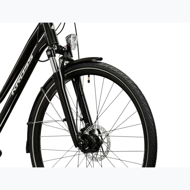 Dámské trekové kolo KROSS Trans 4.0 In black/silver/gloss 5