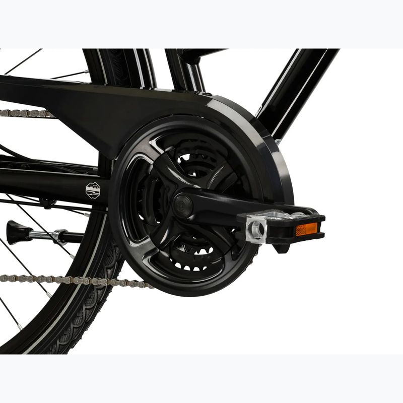 Dámské trekové kolo KROSS Trans 4.0 In black/silver/gloss 9