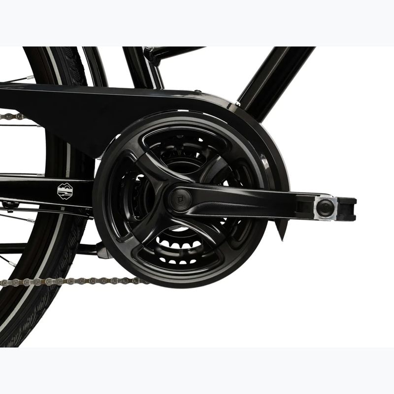 Dámské trekové kolo KROSS Trans 4.0 In black/silver/gloss 10