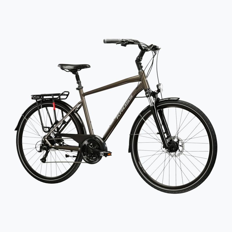 Trekové kolo KROSS Trans 4.0 brown/silver/gloss 2