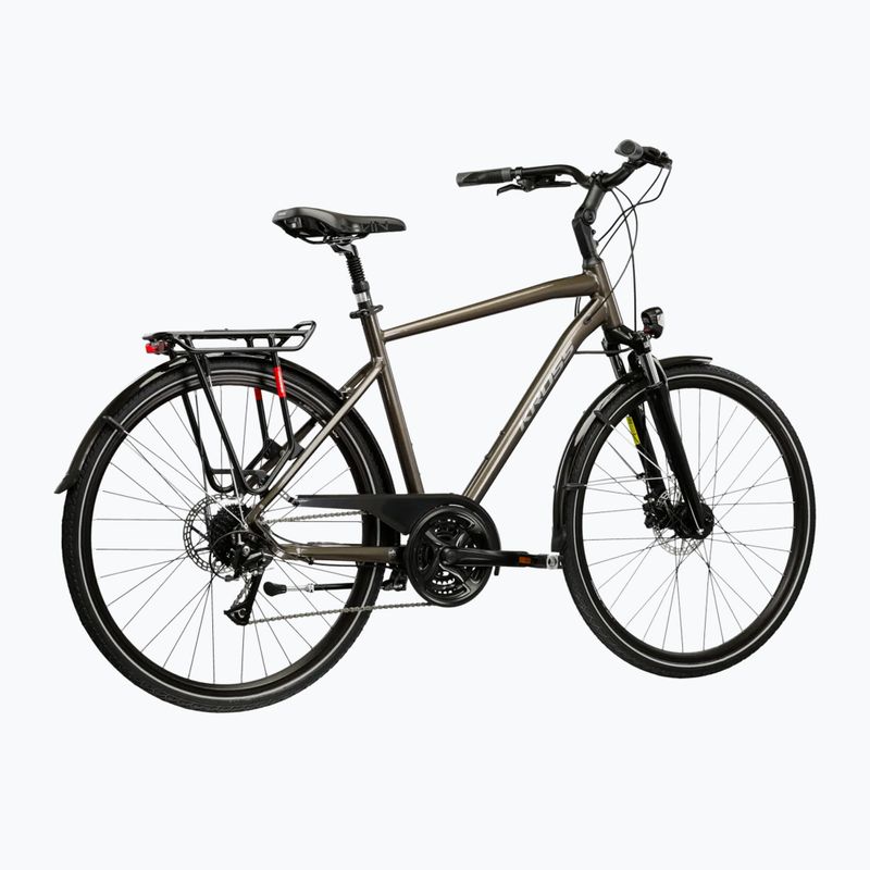 Trekové kolo KROSS Trans 4.0 brown/silver/gloss 3