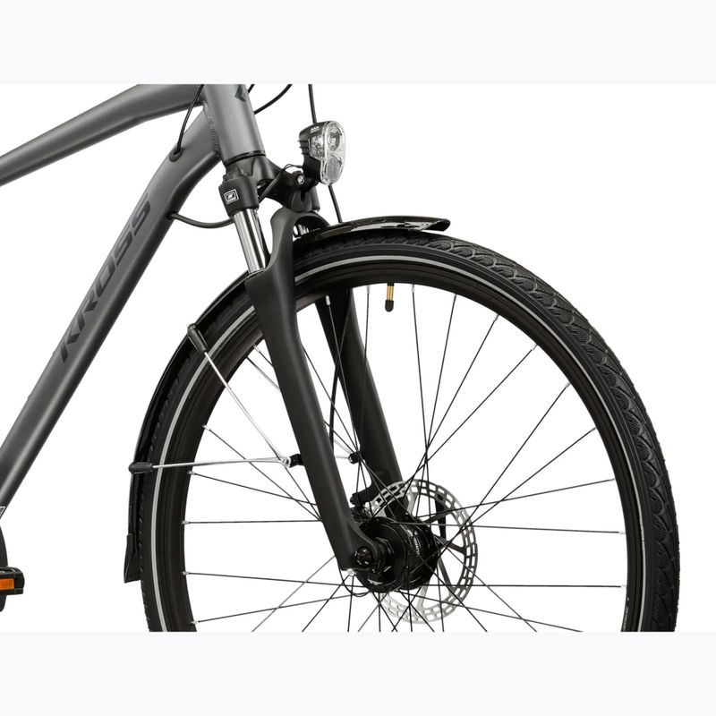 Pánské trekingové kolo KROSS Trans 4.0 grey/black/matte 5
