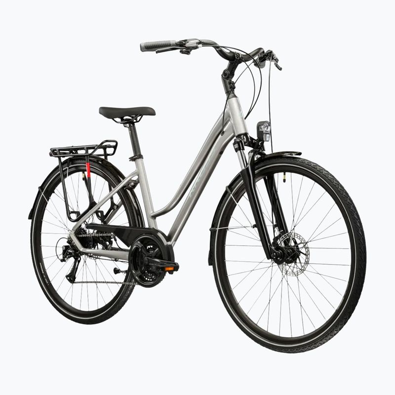 Dámské trekové kolo KROSS Trans 3.0 In silver/gray/gloss 2