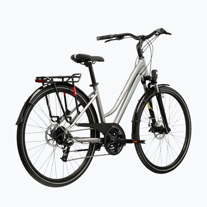Dámské trekové kolo KROSS Trans 3.0 In silver/gray/gloss 3