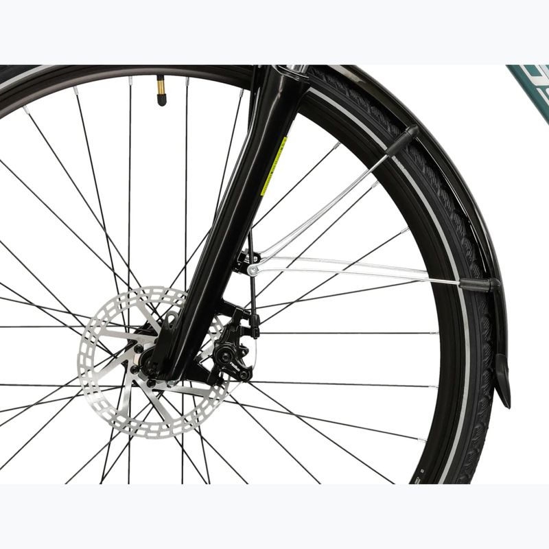 Pánské trekingové kolo KROSS Trans 3.0 green/silver/gloss 7