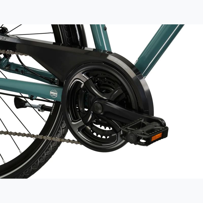 Pánské trekingové kolo KROSS Trans 3.0 green/silver/gloss 9