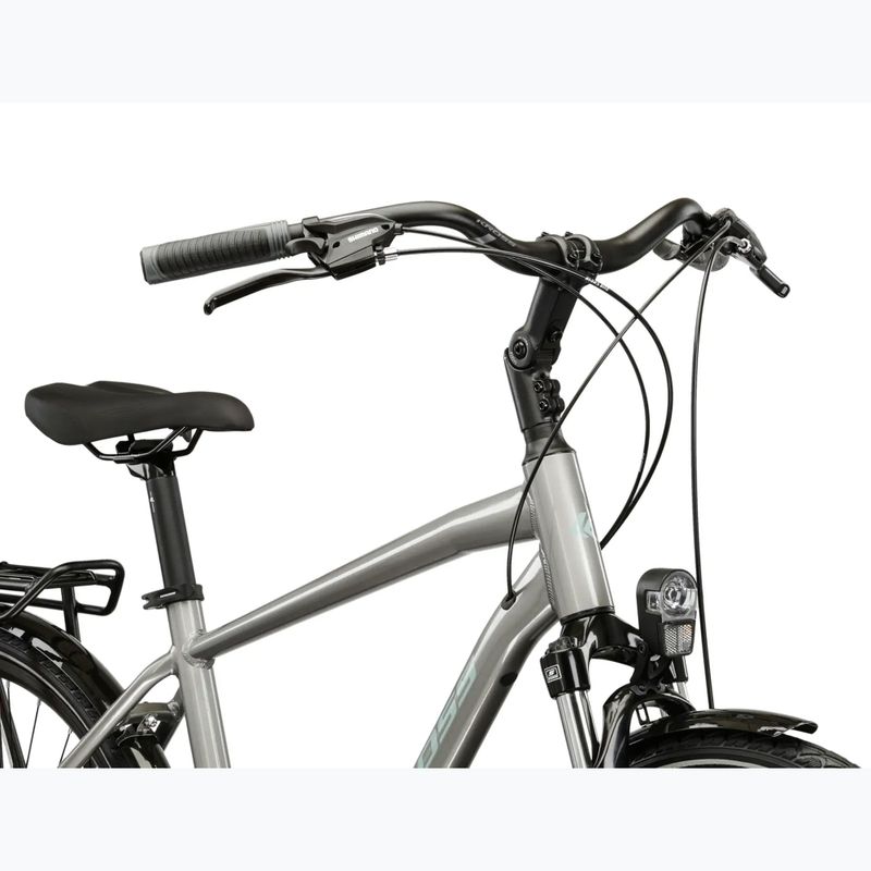 Pánské trekingové kolo KROSS Trans 3.0 silver/blue/gloss 4