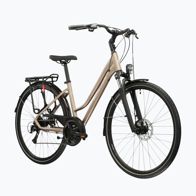 Dámské trekingové kolo KROSS Trans 3.0 In brown/silver/matte 2