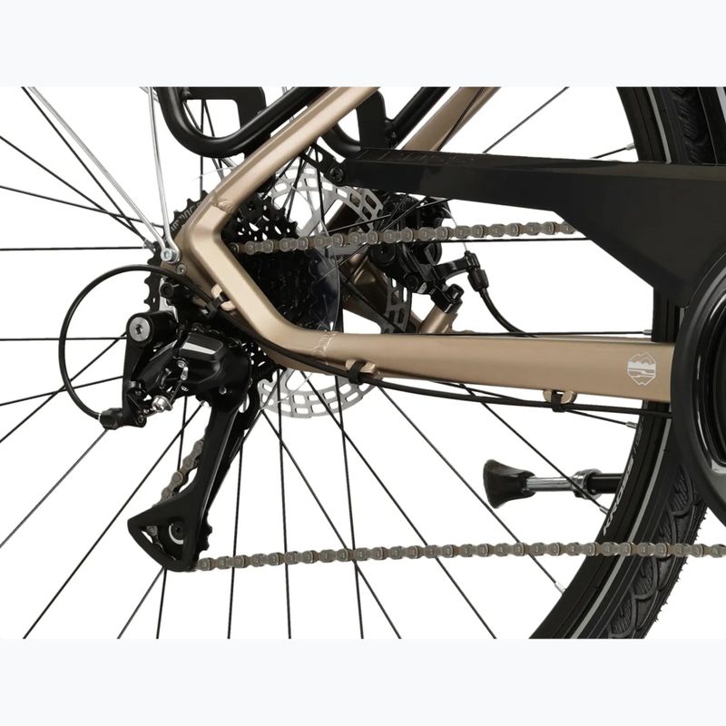 Dámské trekingové kolo KROSS Trans 3.0 In brown/silver/matte 8