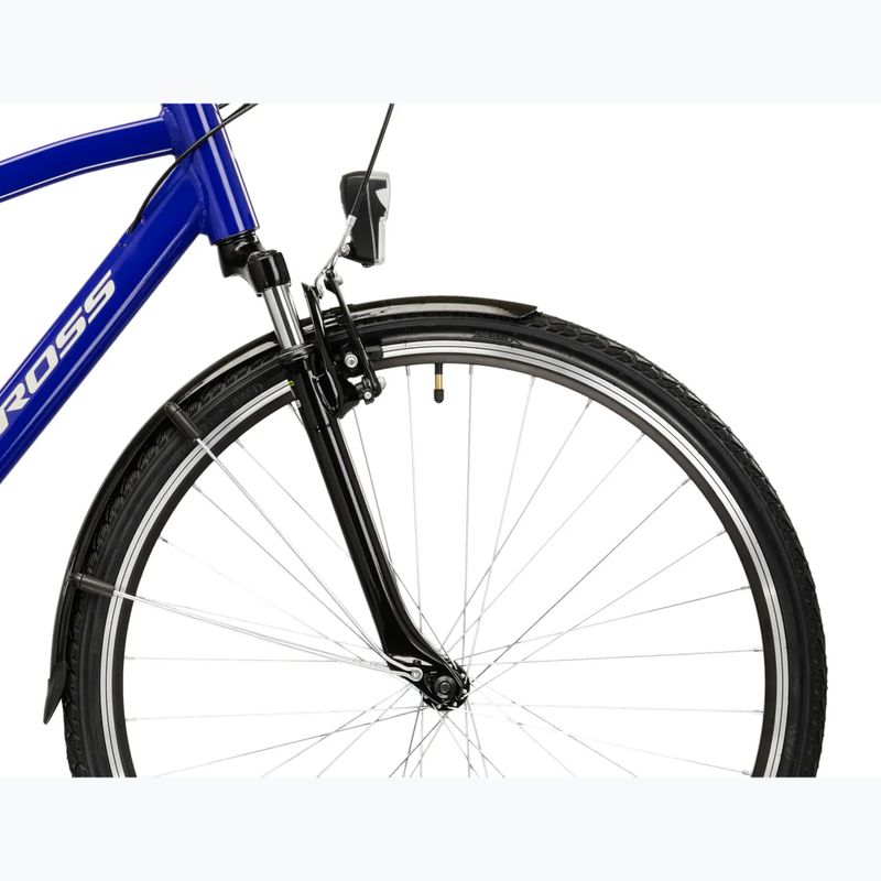 Pánské trekingové kolo KROSS Trans 1.0 navy blue/silver/gloss 6