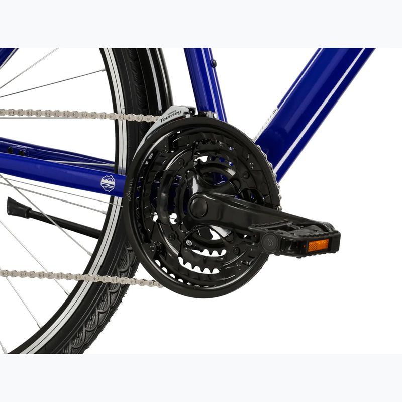 Pánské trekingové kolo KROSS Trans 1.0 navy blue/silver/gloss 8