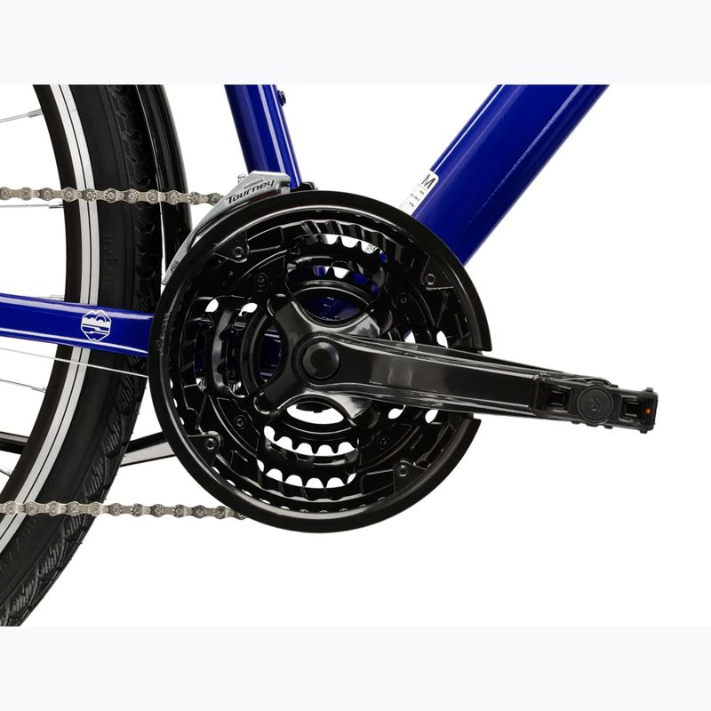 Pánské trekingové kolo KROSS Trans 1.0 navy blue/silver/gloss 9