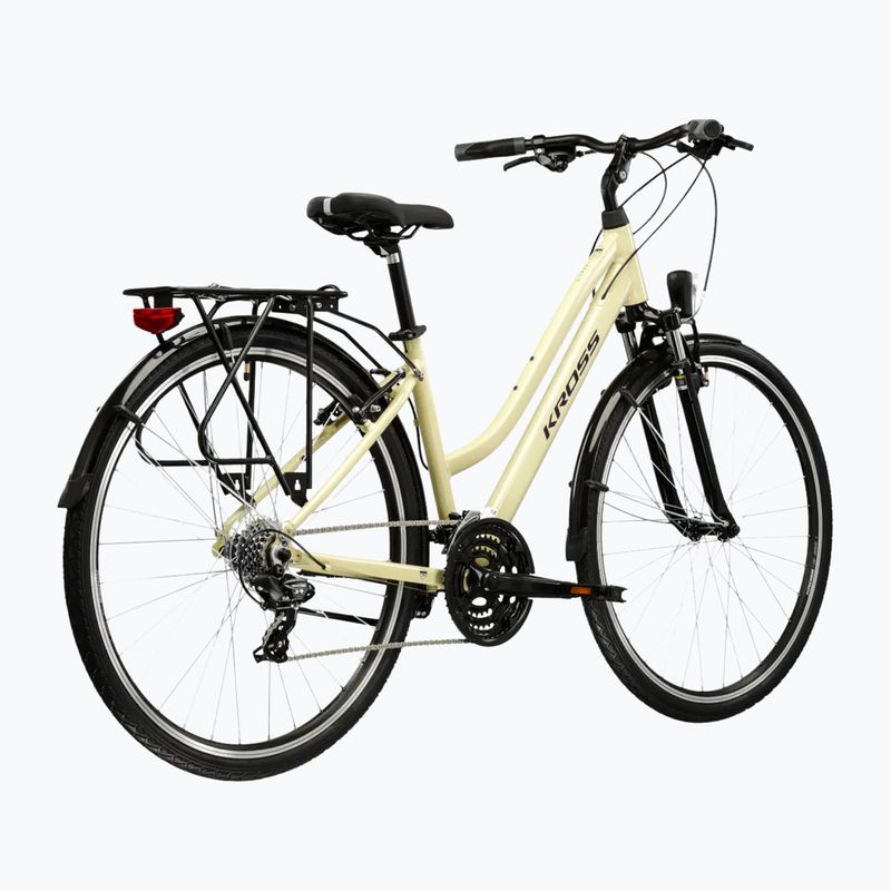 Dámské trekingové kolo KROSS Trans 1.0 In beige/purple/gloss 3