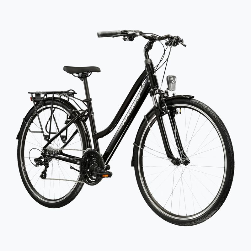 Dámské trekingové kolo KROSS Trans 1.0 In black/silver/gloss 2
