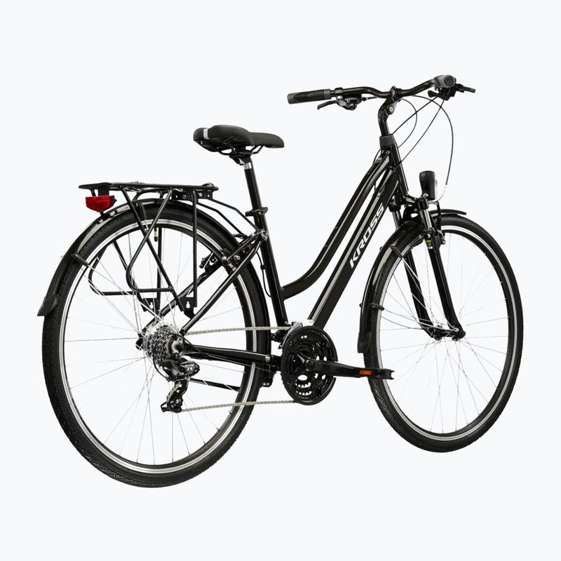 Dámské trekingové kolo KROSS Trans 1.0 In black/silver/gloss 3