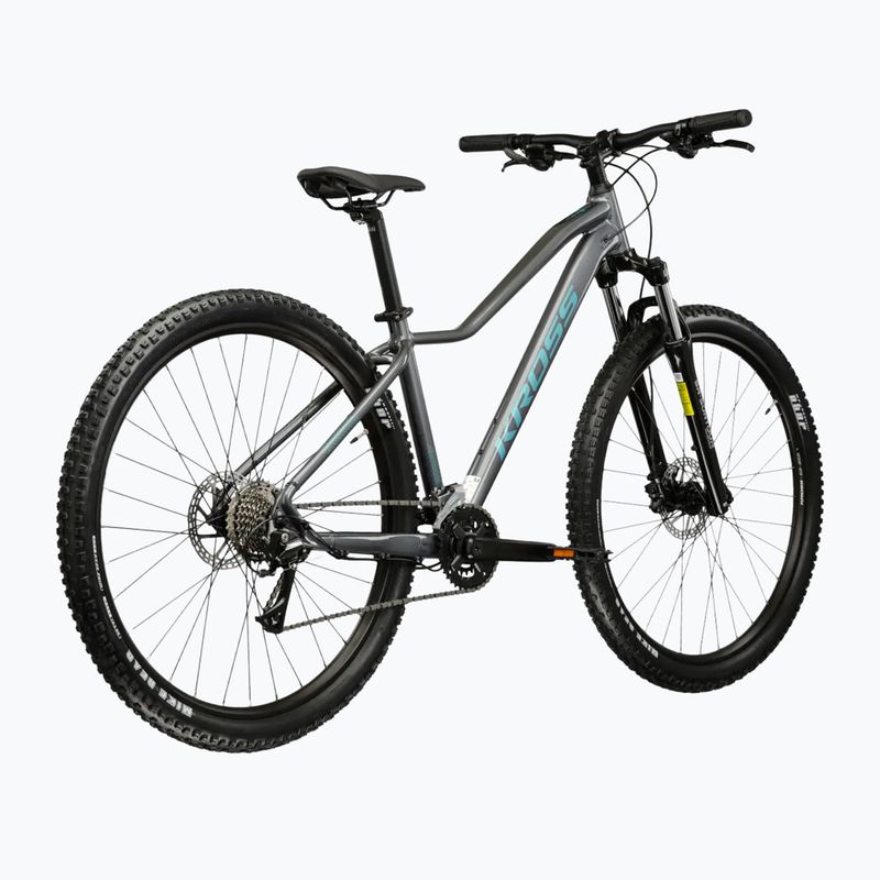 Dámské horské kolo KROSS Lea 4.0 In 27.5 grey/turquoise/gloss 3