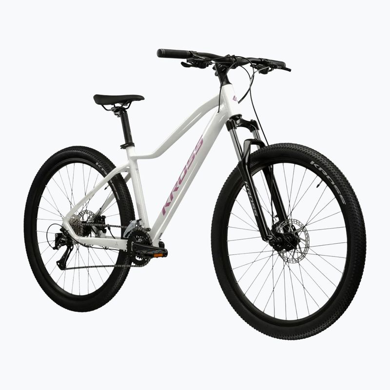 Dámské horské kolo KROSS Lea 3.0 in 27.5 white/pink/gloss 2