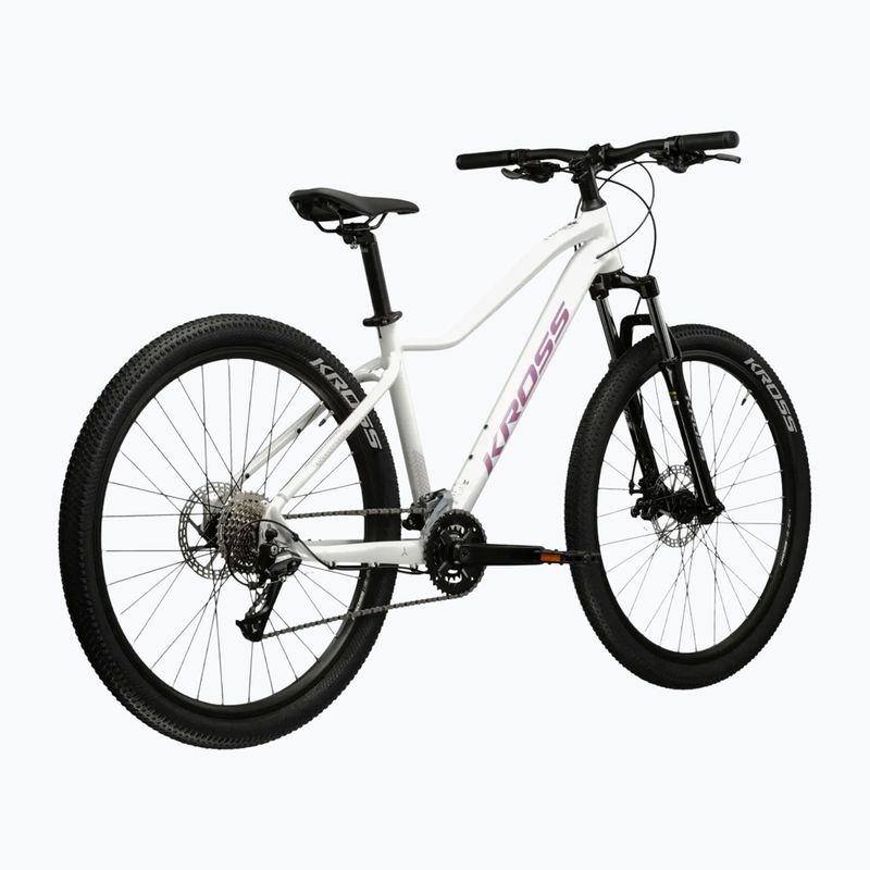 Dámské horské kolo KROSS Lea 3.0 in 27.5 white/pink/gloss 3