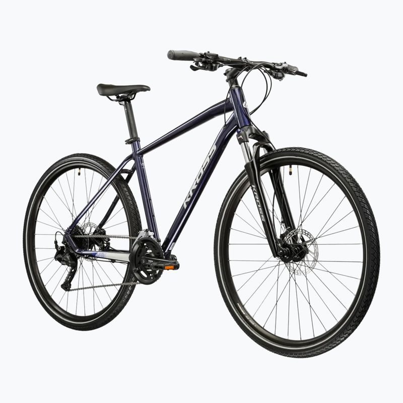 Krosové kolo KROSS Evado 5.0 navy/silver/gloss 2