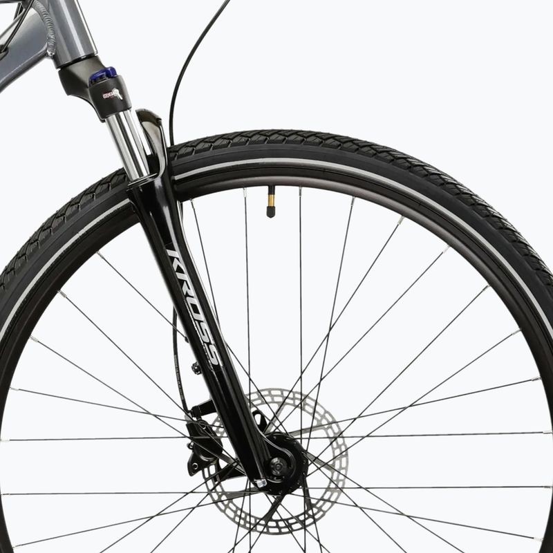 Krosové kolo KROSS Evado 5.0 grey/black/gloss 6