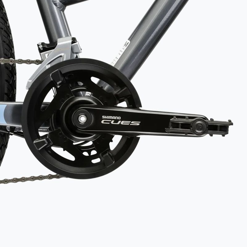 Dámské krosové kolo KROSS Evado 5.0 In grey/blue/gloss 10