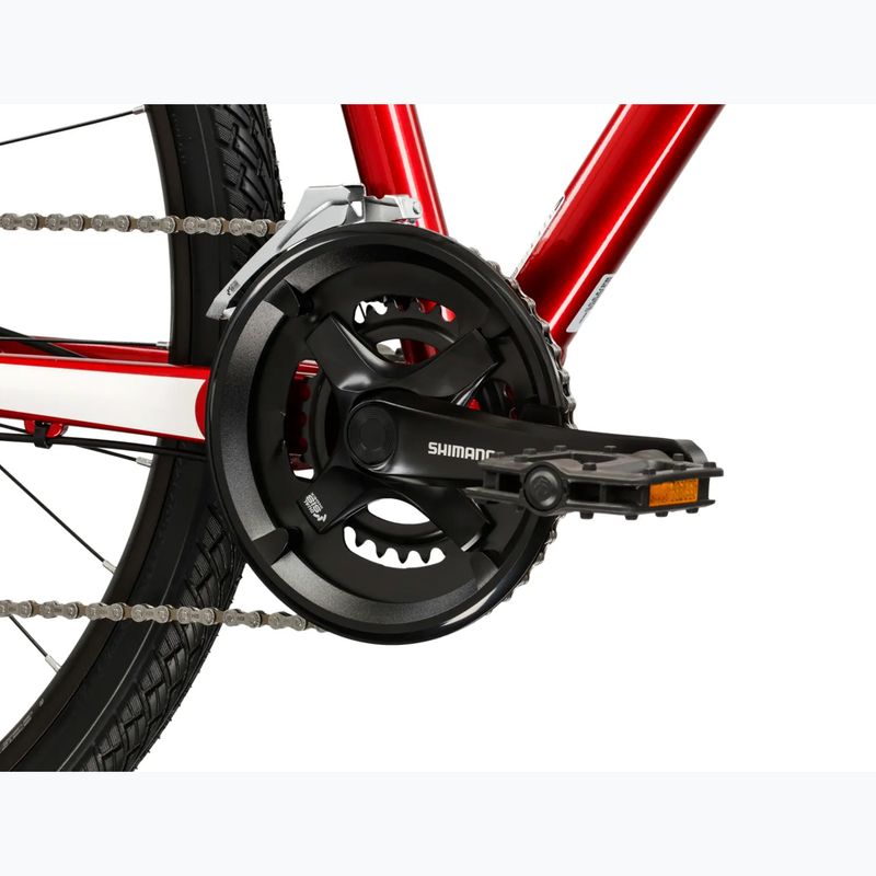 Krosové kolo KROSS Evado 4.0 burgundy/white/gloss 8