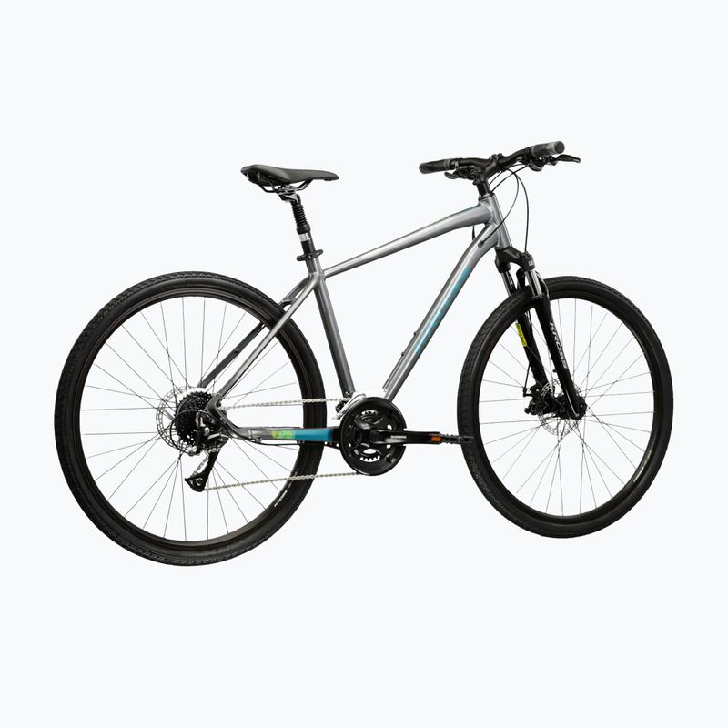 Krosové kolo KROSS Evado 3.0 grey/teal/gloss 3