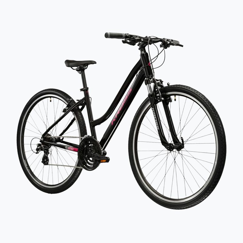 Dámské krosové kolo KROSS Evado 2.0 In black/pink 2