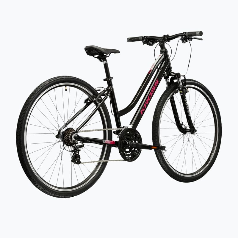 Dámské krosové kolo KROSS Evado 2.0 In black/pink 3