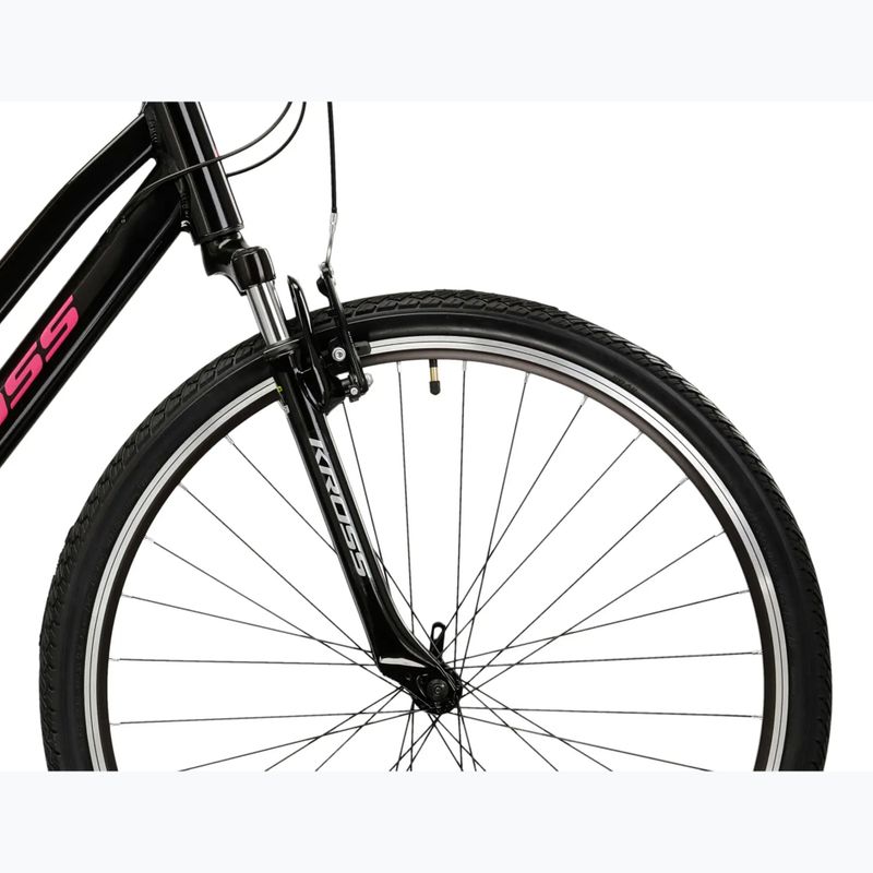 Dámské krosové kolo KROSS Evado 2.0 In black/pink 6