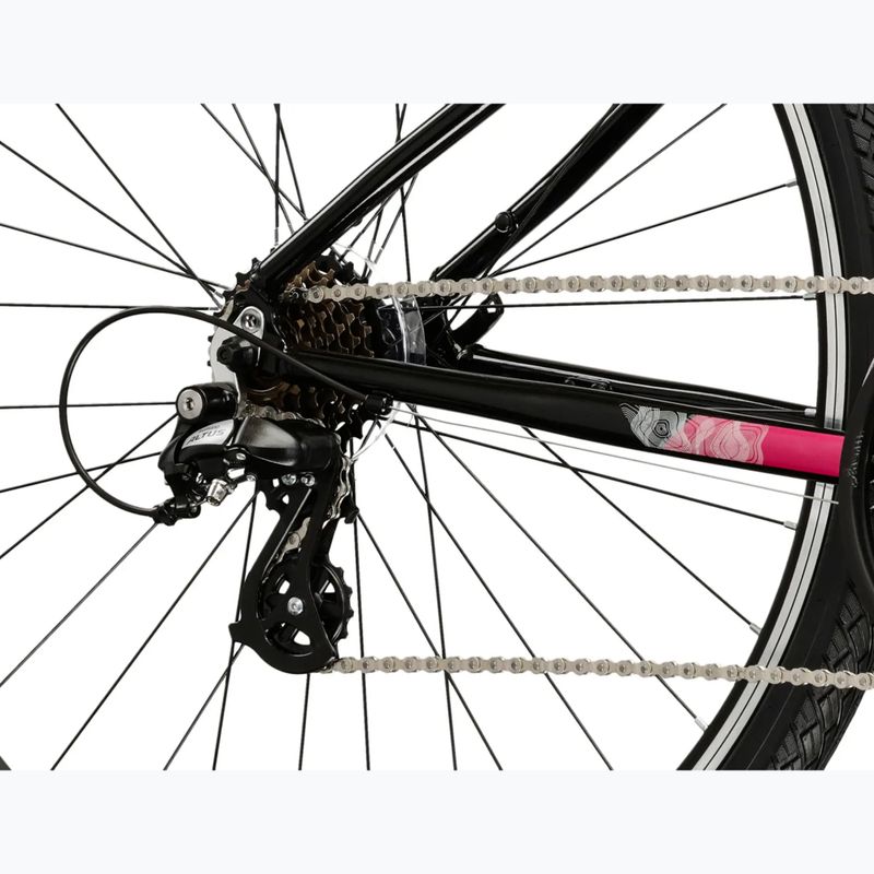 Dámské krosové kolo KROSS Evado 2.0 In black/pink 7