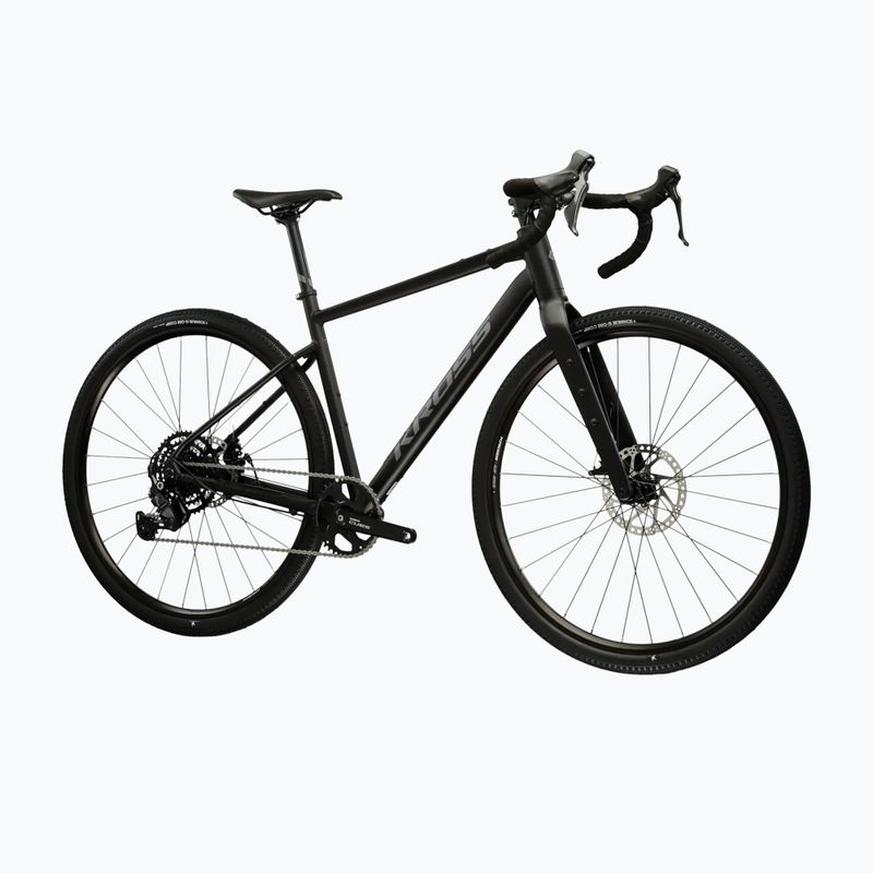 Gravelové kolo KROSS Esker 1.0 black/graphite/matte 2