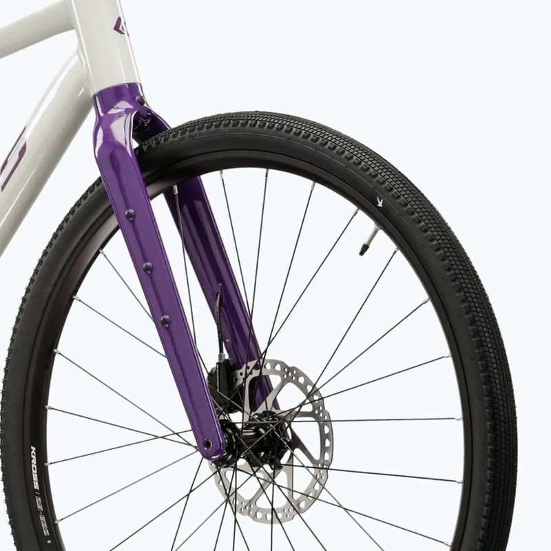 Gravelové kolo KROSS Esker 1.0 FL grey/purple/gloss 6