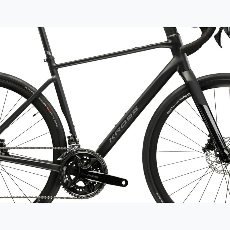 Silniční kolo KROSS Alta 4.0 black/graphite/matte 12